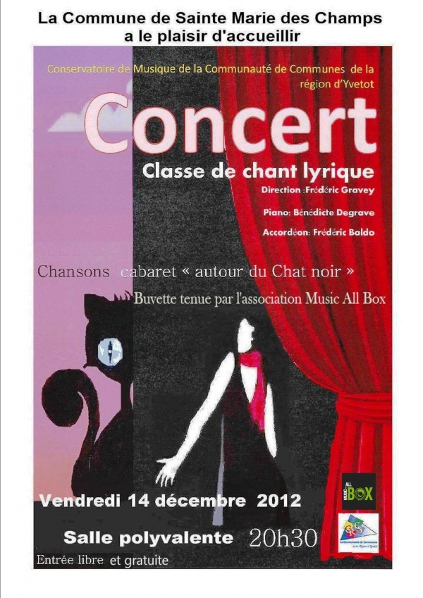 Concert autour du chat noir 14 decembre 2012