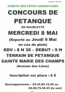 concours de pétanque